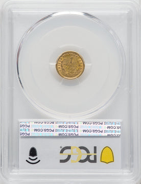 1849-O G$1 Open Wreath Gold Dollar PCGS MS61