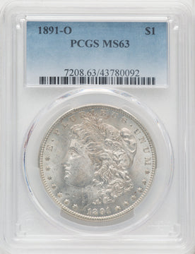 1891-O $1 Morgan Dollar PCGS MS63 (766680028)