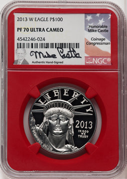 2013-W $100 One-Ounce Platinum Eagle NGC PF70 (766856001)
