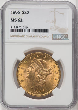 1896 $20 Liberty Double Eagle NGC MS62 (173918073)