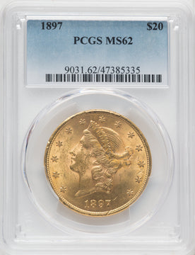 1897 $20 Liberty Double Eagle PCGS MS62 (766533009)