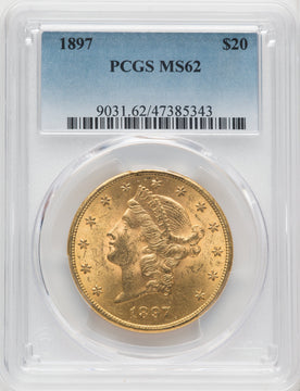 1897 $20 Liberty Double Eagle PCGS MS62 (766533016)