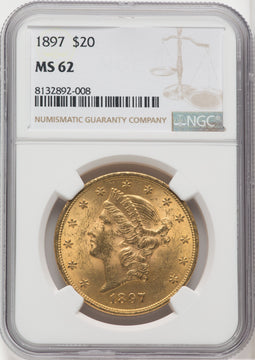 1897 $20 Liberty Double Eagle NGC MS62 (173918082)