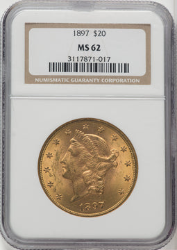 1897 $20 Liberty Double Eagle NGC MS62 (766453004)