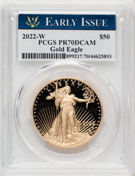 2022-W G$50 One Ounce Gold Eagle FS PCGS PR70 (767099001)