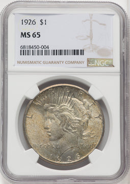 1926 $1 Peace Dollar NGC MS65 (766996008)