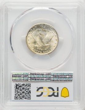 1917 25C Type Two FH Standing Liberty Quarter PCGS MS66