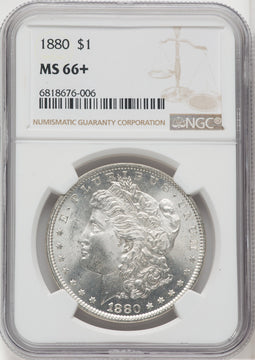 1880 $1 Morgan Dollar NGC MS66+