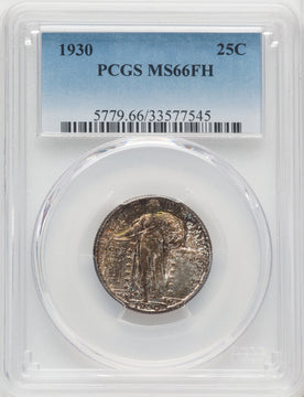 1930 25C FH Standing Liberty Quarter PCGS MS66 (767155004)