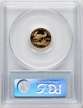 2004-W $5 Tenth-Ounce Gold Eagle Blue Gradient PCGS PR70