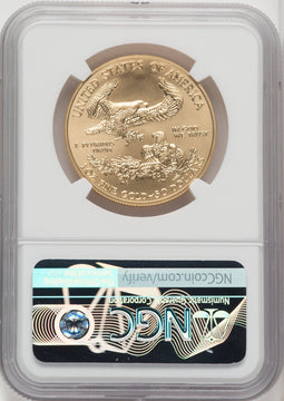 2013-W $50 One-Ounce Gold Eagle NGC MS70 Mercanti