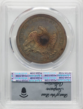 1851 Dollar Judd-132 BN Patterns PCGS MS64