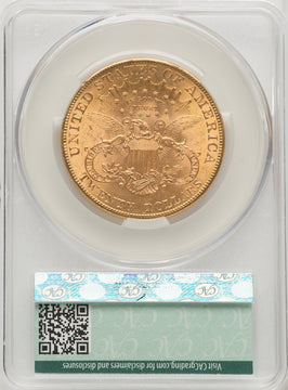1901 $20 Liberty Double Eagle CACG MS62