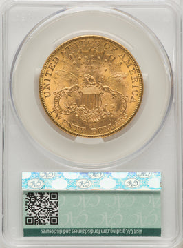 1902-S $20 Liberty Double Eagle CACG MS62