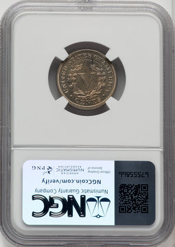 1883 5C WITH CENTS Proof Liberty Nickel NGC PR66