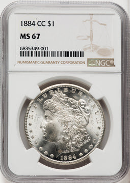 1884-CC Morgan Dollar NGC MS67 (766863038)