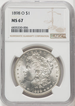 1898-O $1 Morgan Dollar NGC MS67 (766594013)