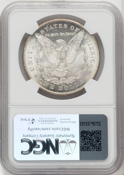 1880-CC $1 80/79 Reverse of 1878 VAM-4 Morgan Dollar NGC MS64