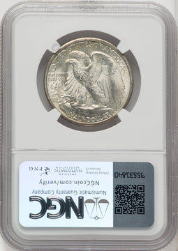 1947-D 50C Walking Liberty Half Dollar NGC MS67 (766879016)