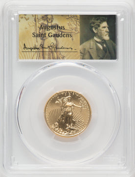 2017 $10 Quarter-Ounce Gold Eagle First Strike St. Gaudens Signature PCGS MS70