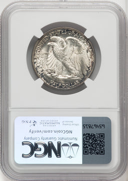 1920 50C Walking Liberty Half Dollar NGC MS64