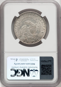 1810 50C O-105R.2 Bust Half Dollar NGC AU53