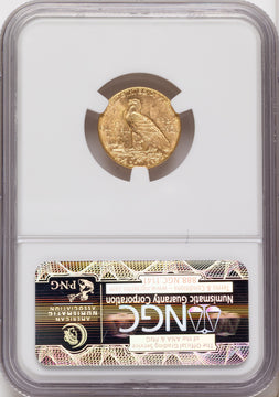 1913 $2.50 Indian Quarter Eagle NGC MS63 1913 $2.50 Indian Quarter Eagle NGC MS63