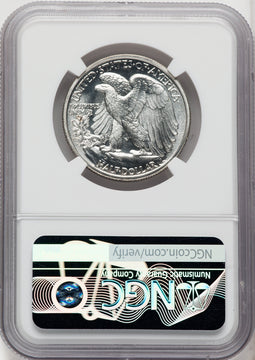 1937 50C Green Label Proof Walking Liberty Half Dollar NGC PR67