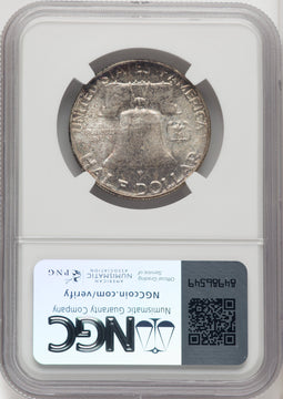 1957 50C FL Franklin Half Dollar NGC MS67
