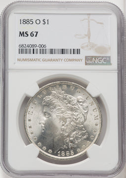 1885-O $1 Morgan Dollar NGC MS67 (765813040)