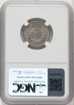 1885 5C Liberty Nickel NGC MS63