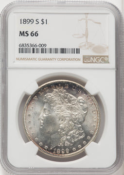 1899-S $1 Morgan Dollar NGC MS66