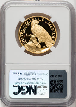 2023-W G$100 American Liberty High Relief ER Mike Castle NGC PF70