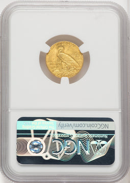 1915 $2.50 Indian Quarter Eagle NGC MS63