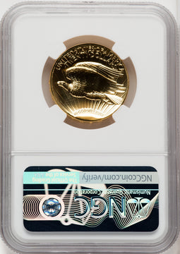 2009 $20 One-Ounce Gold Ultra High Relief PL Mike Castle NGC MS70