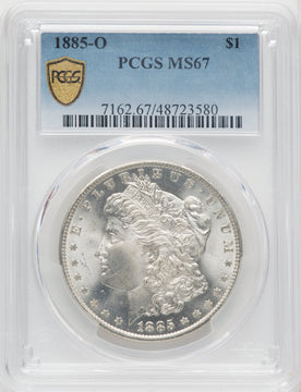 1885-O $1 Morgan Dollar PCGS MS67 (765813017)