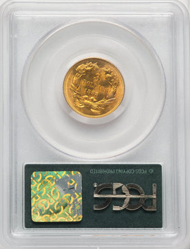 1888 $3 Three Dollar Gold Pieces PCGS MS64