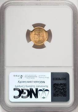 1903 G$1 JEFF Commemorative Gold NGC MS64