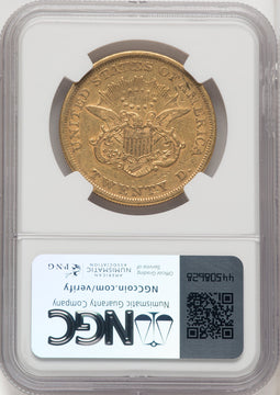 1852 $20 Liberty Double Eagle NGC XF45