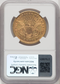 1870 $20 Liberty Double Eagle NGC XF45