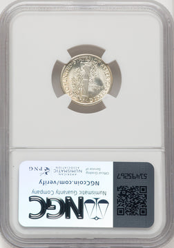 1916 10C Mercury FB Mercury Dime NGC MS67