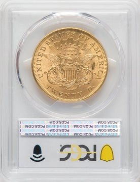 1873 $20 OPEN 3 Liberty Double Eagle PCGS MS62 (766632156)