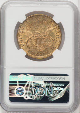 1876 $20 Liberty Double Eagle NGC AU58 (766459003)