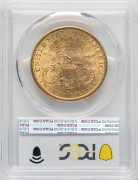 1884-S $20 Liberty Double Eagle PCGS MS60