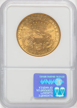 1900-S $20 Liberty Double Eagle NGC MS60
