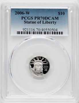 2006-W 4-Coin Set Platinum American Eagles PCGS PR70