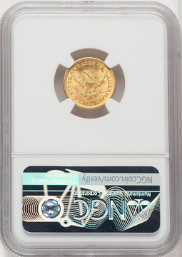1905 $2.50 Liberty Quarter Eagle NGC MS67+