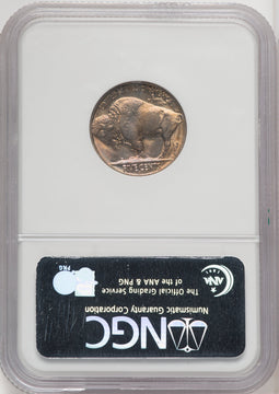 1937-D 5C Three-Legged FS-901 Buffalo Nickel NGC MS65 (767552001)