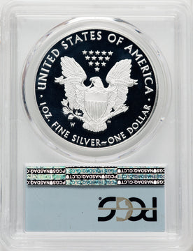 2018-W S$1 Silver Eagle First Day of Issue PCGS PR70