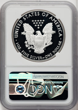 2018-W S$1 Silver Eagle NGC PF70